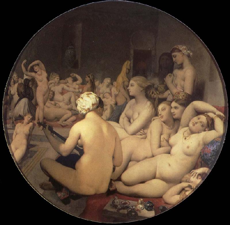 Jean-Auguste Dominique Ingres The Turkish bath oil painting picture